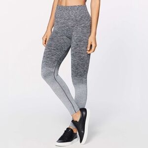Lululemon Balance & Resist 7/8 Tight 25” Black / White / Light Cast Ombré